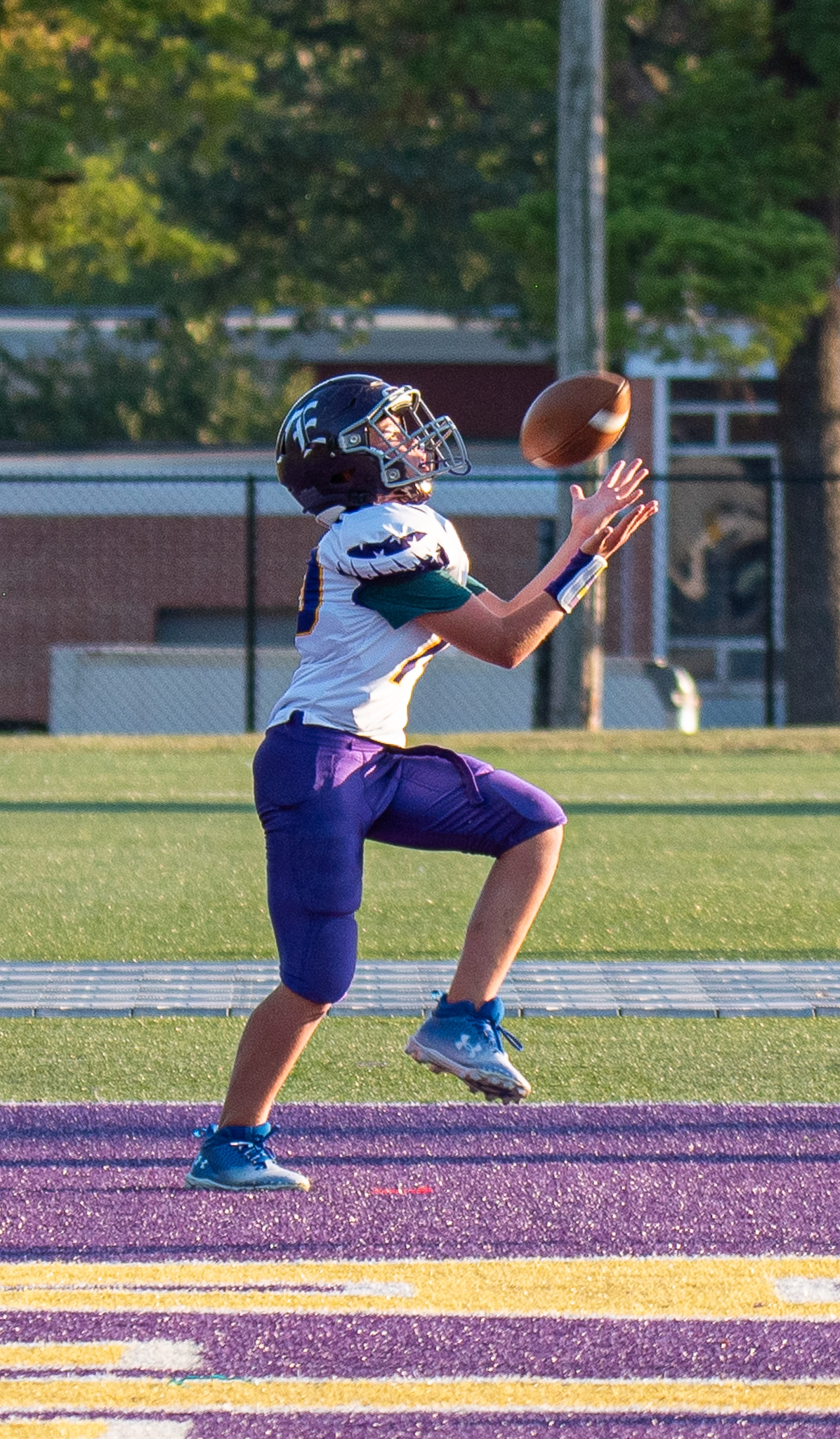 Youth football action
