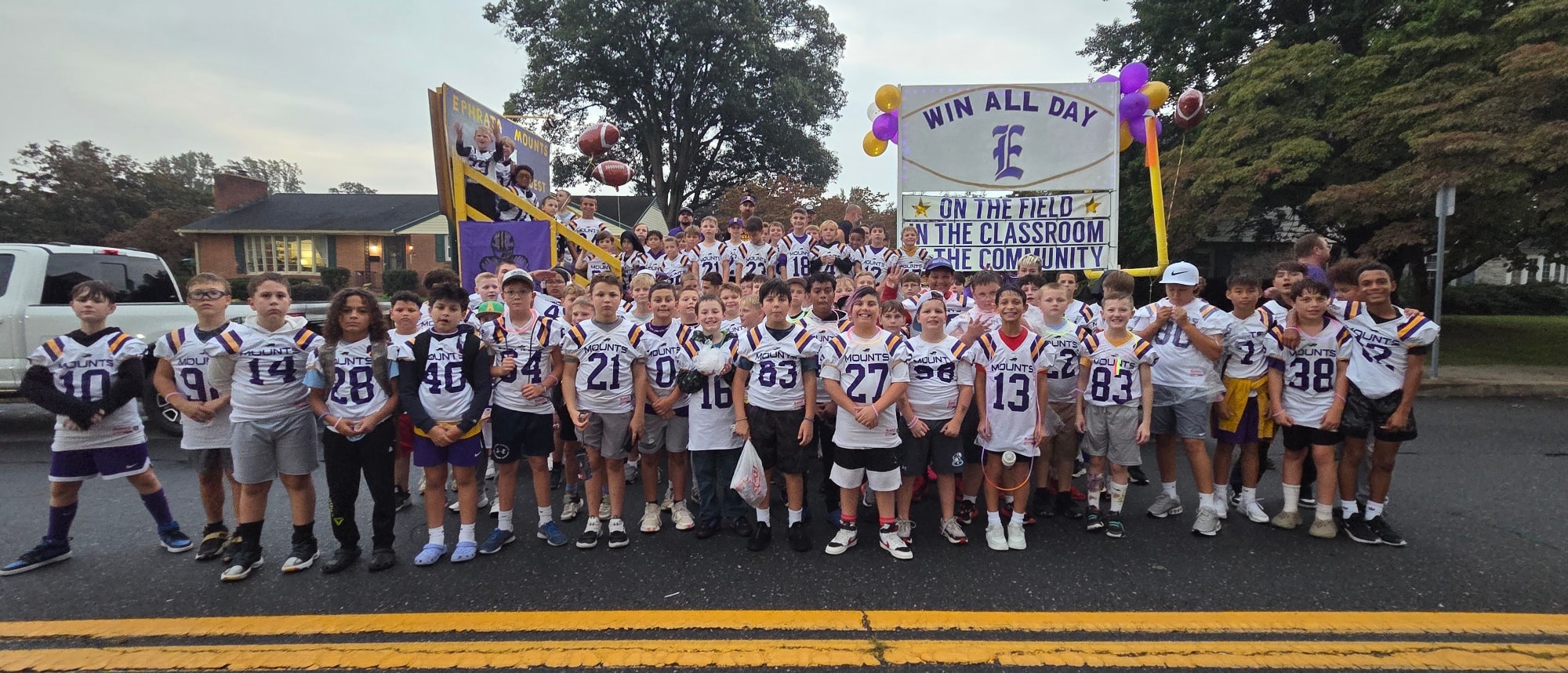 Ephrata Youth Football Parade 2025